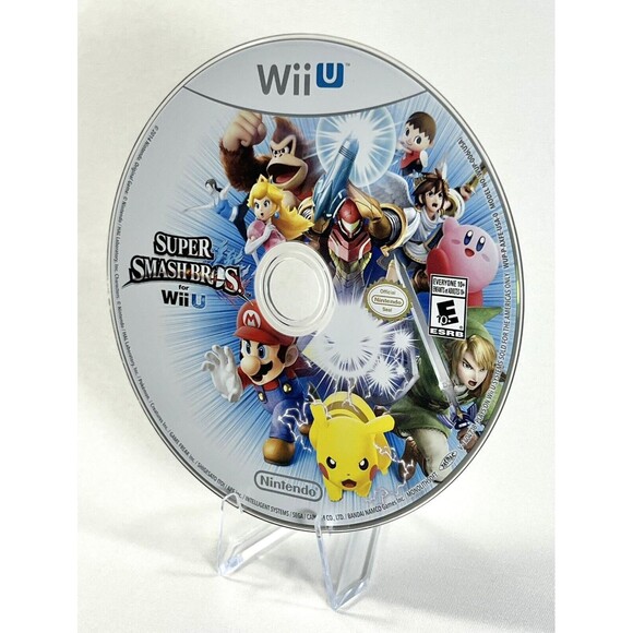 Super Smash Bros Nintendo Wii U 2014 Tested Disc Only - Picture 3 of 7